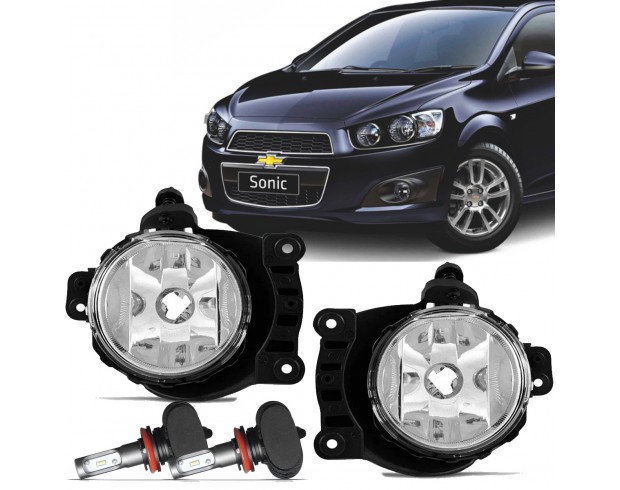 Par Farol Milha Neblina Sonic 2013 2014 2015 2016 Com Ultra Led 6k Par Farol Milha Neblina Sonic 2013 2014 2015 2016 Com Ultra Led 6k