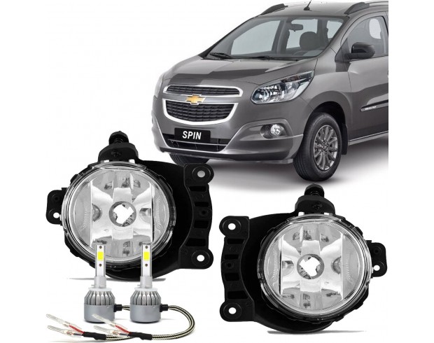 Par Farol Milha Neblina Spin 2013 2014 2015 2016 Com Super Led 6k Par Farol Milha Neblina Spin 2013 2014 2015 2016 Com Super Led 6k