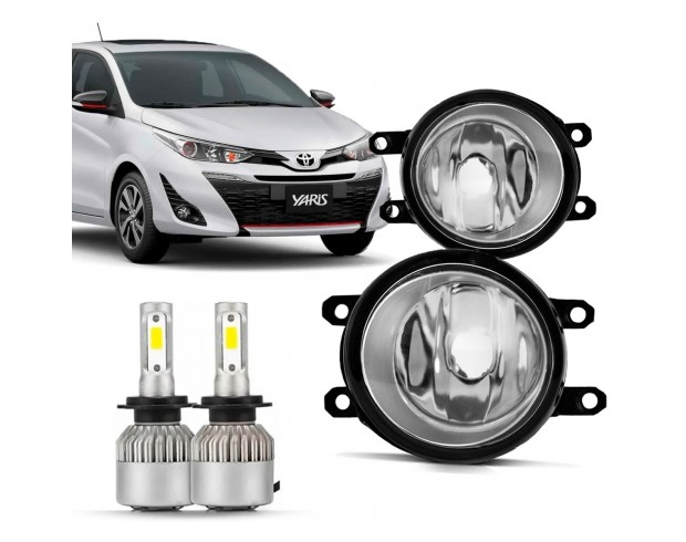 Par Farol Milha Neblina Yaris 2017 2018 2019 2020 2021 Com Super Led 6k Par Farol Milha Neblina Yaris 2017 2018 2019 2020 2021 Com Super Led 6k