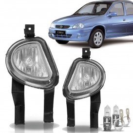 Par Farol Milha Neblina Corsa 1998 1999 2000 2001 2002 Com Halógena