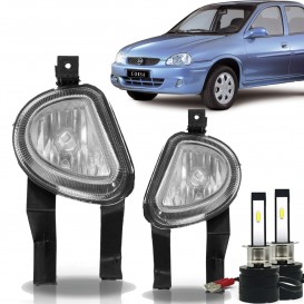 Par Farol Milha Neblina Corsa 1998 1999 2000 2001 2002 Com Led Nano