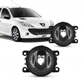 Par Farol Milha Neblina Peugeot  207