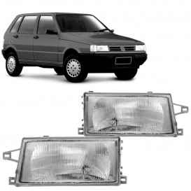 Par Farol Principal Dianteiro Uno 1991 1992 1993 1994 1995 à 2004