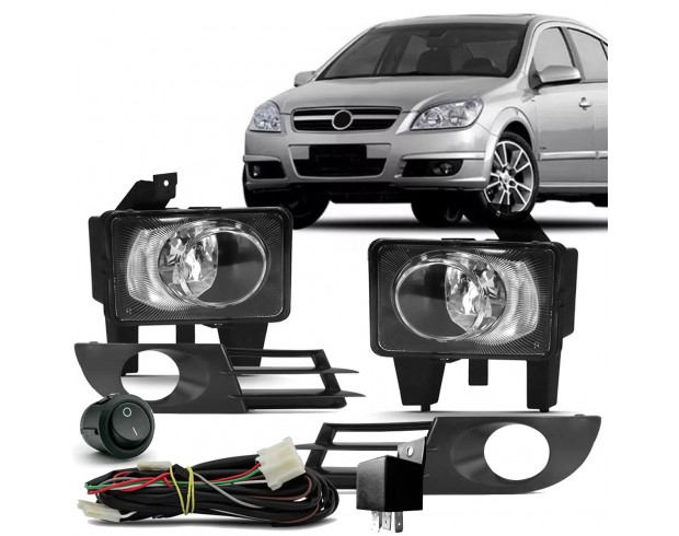 Kit Farol Milha Neblina Vectra 2006 2007 2008 2009 Botão Tic Tac